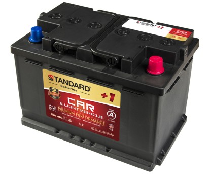 Μπαταρία αυτοκινήτου STANDARD AGM Start&Stop Plus AGM72L3CARPR 12V 72Ah 760CCA(SAE)