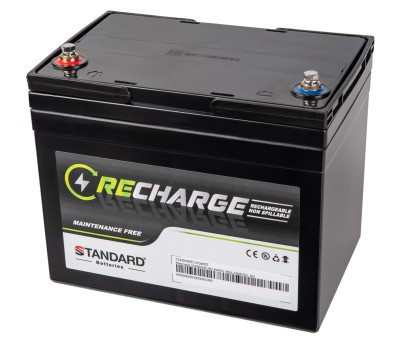 Μπαταρία STANDARD RECHARGE βαθείας εκφόρτισης VRLA AGMGEL12042 CARBON 12V 42.0C20/40.0C10/37.0C5 AH