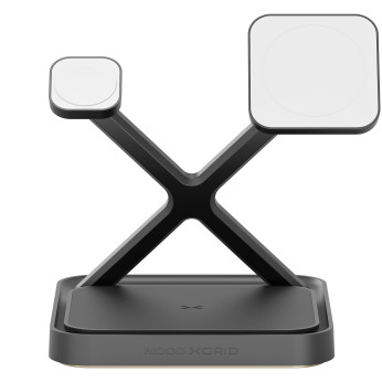 XDS3B Βάση ασύρματης φόρτισης 3 σε 1 USB-C PD 35w Black