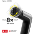 HOTO Grip Ασύρματη Περιστροφική Βούρτσα Καθαρισμού-  Γκρι-Μαύρο