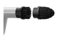 HOTO Grip Σετ 2 Ανταλλακτικών Βουρτσών για Ασύρματη Περιστροφική Βούρτσα Καθαρισμού - Μαύρο