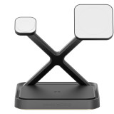 XDS3B Βάση ασύρματης φόρτισης 3 σε 1 USB-C PD 35w Black